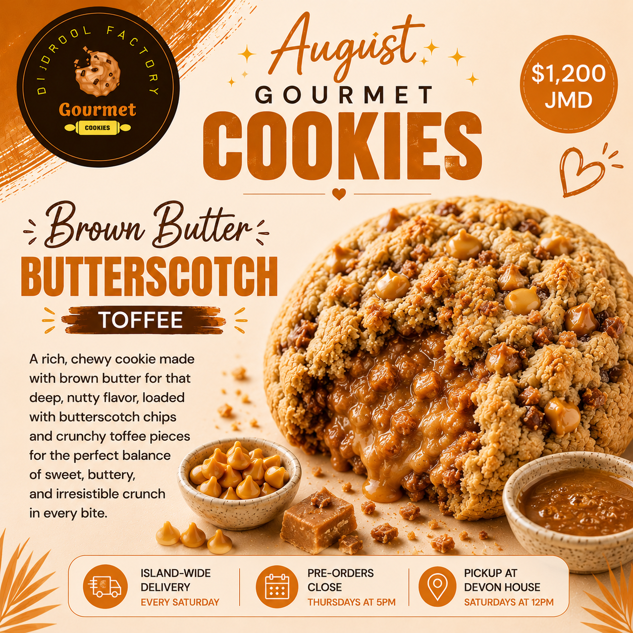 Brown Butter Butterscotch Toffee