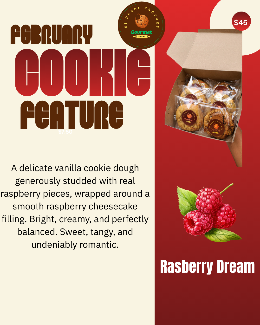 February Gourmet Cookie Box