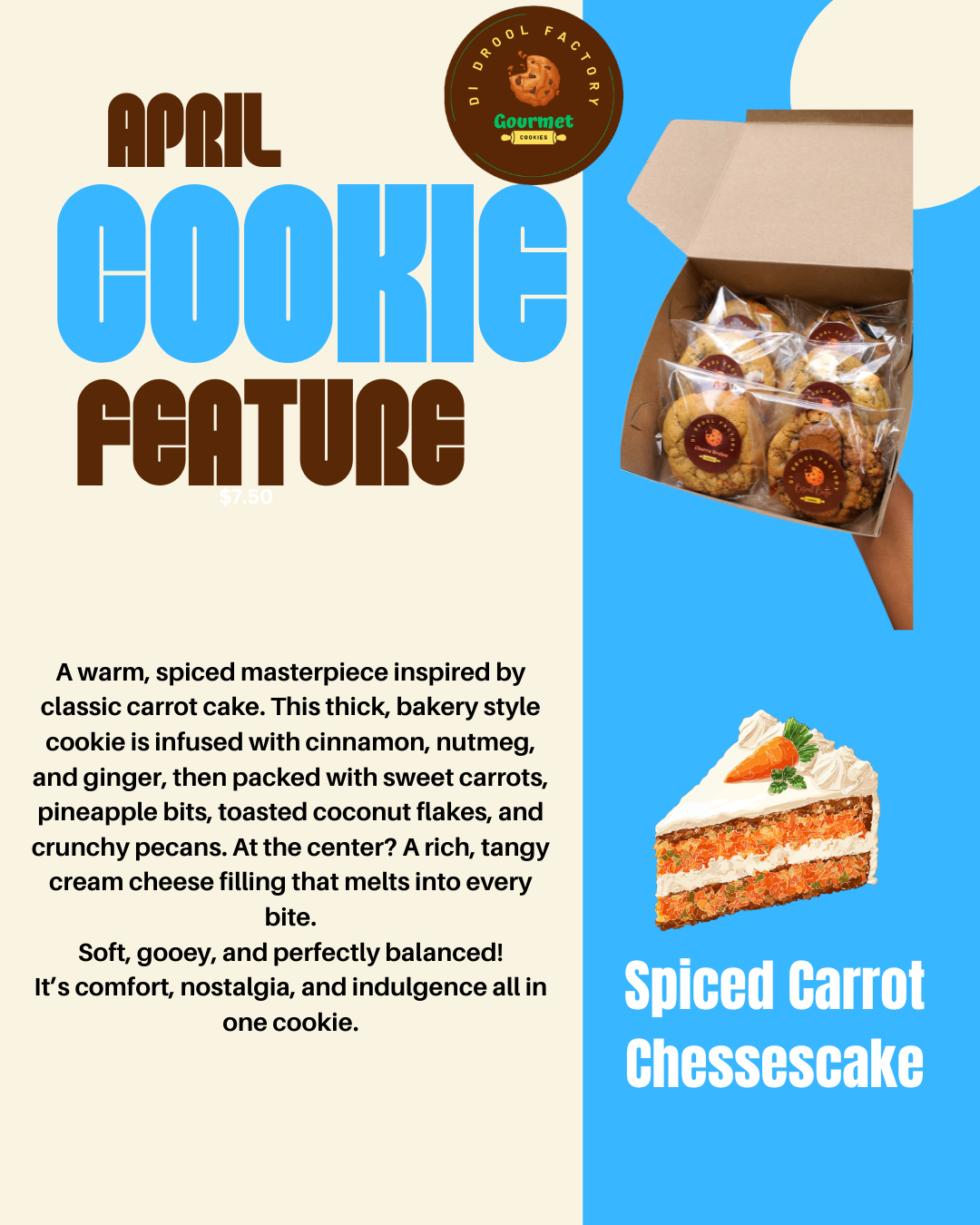 April Gourmet Cookie Box - Limited Edition