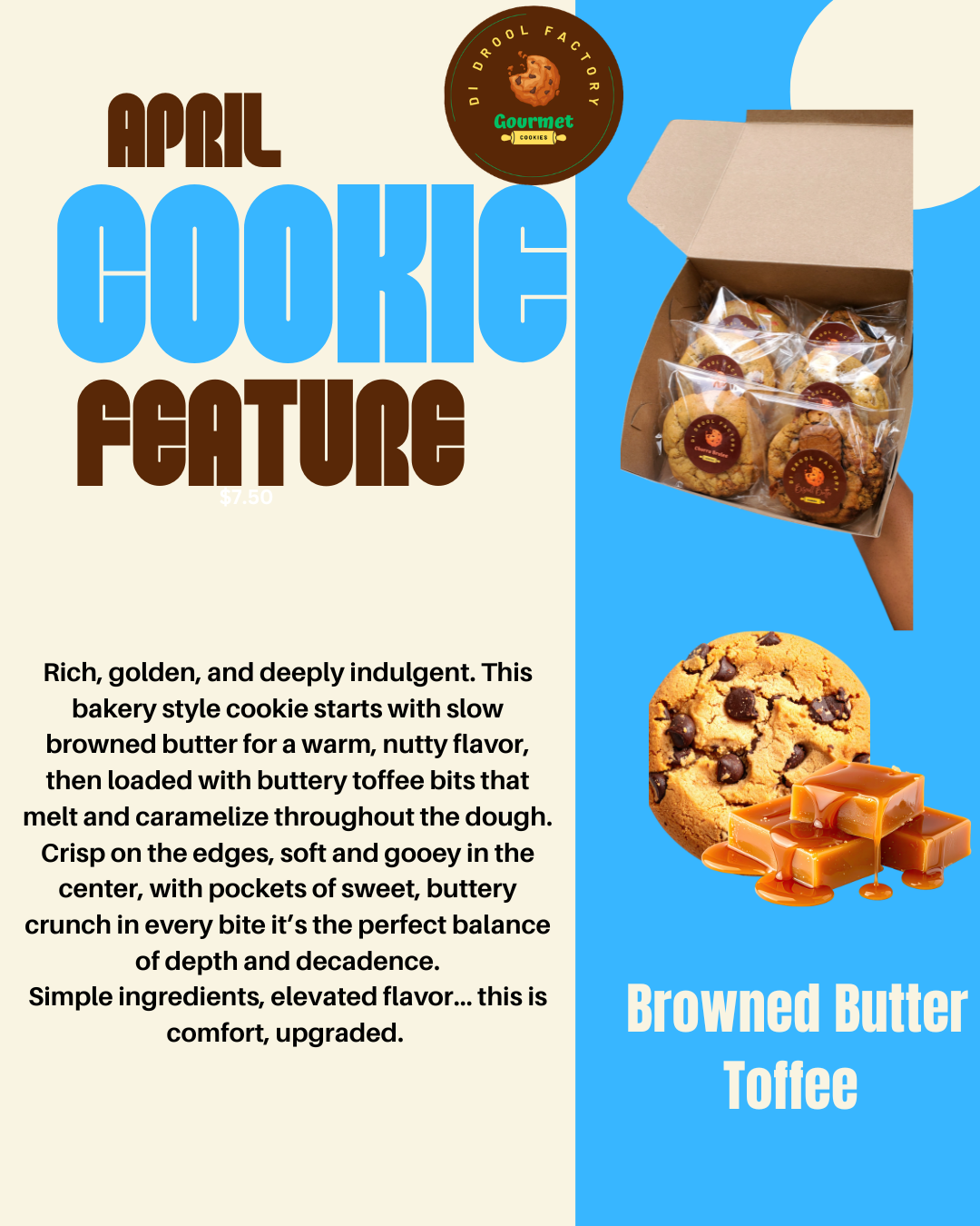 April Gourmet Cookie Box - Limited Edition