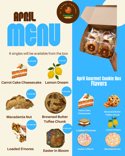 April Gourmet Cookie Box - Limited Edition