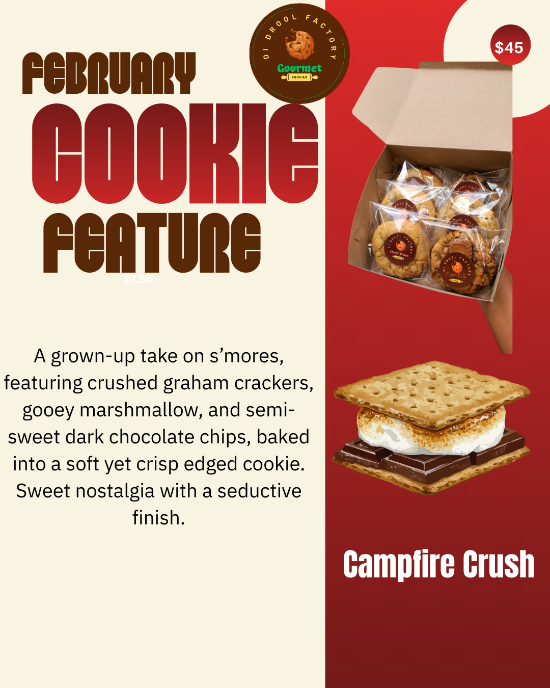 February Gourmet Cookie Box