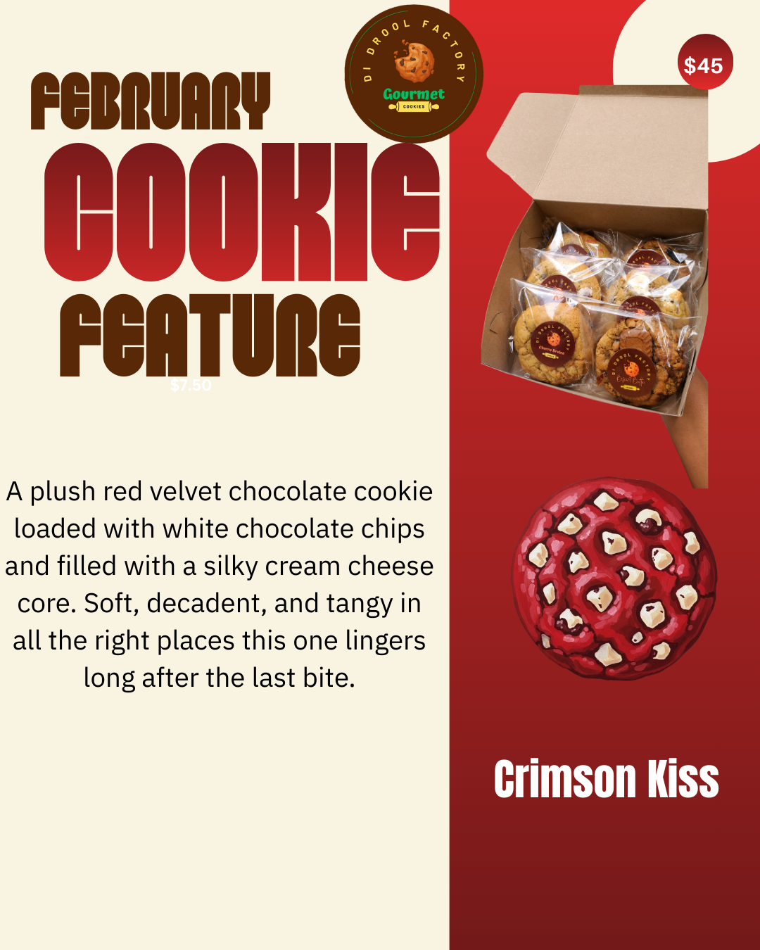 February Gourmet Cookie Box