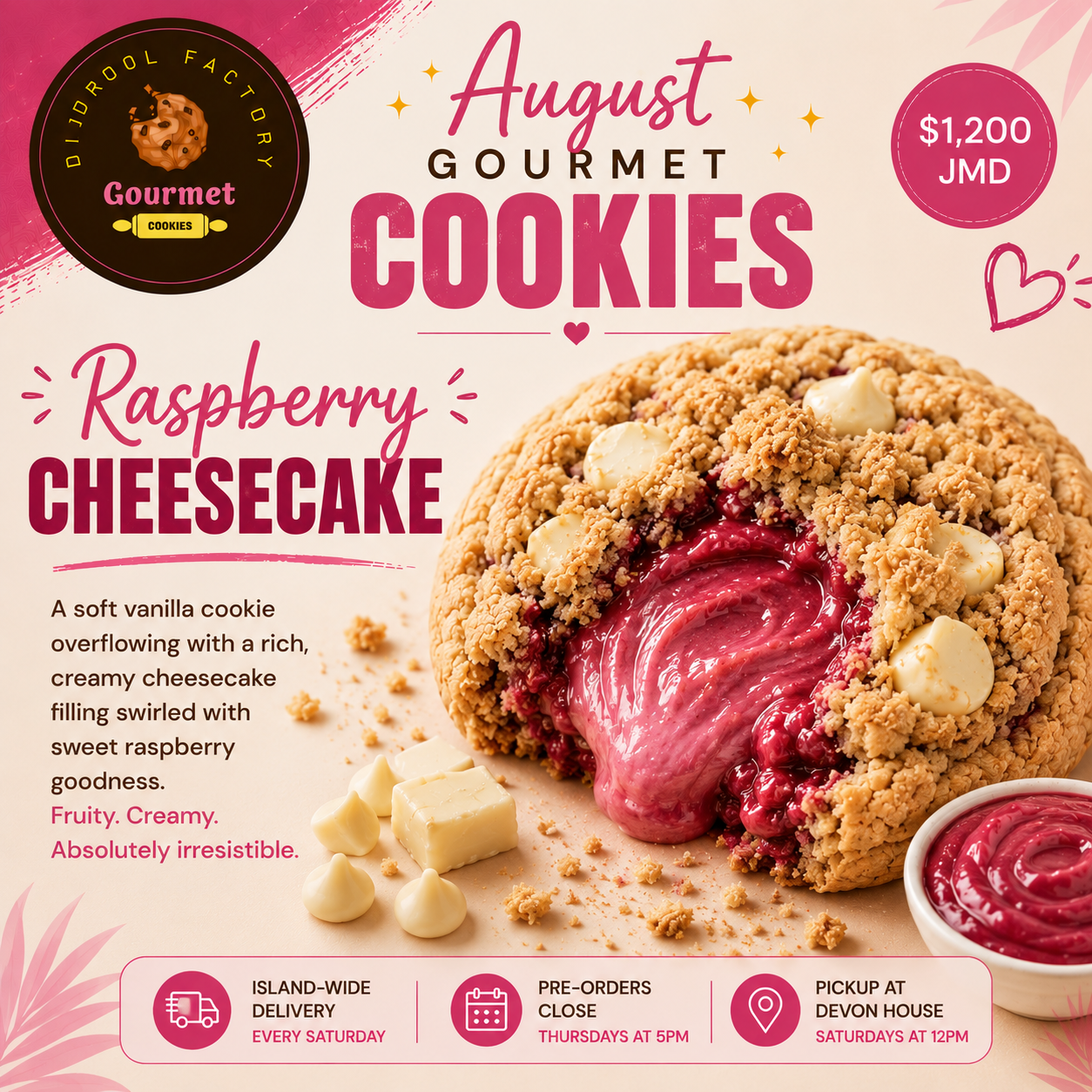 Raspberry Cheesecake