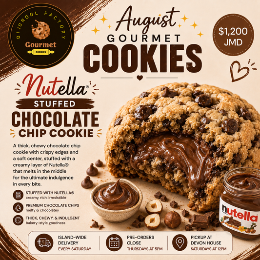 Nutella Stuffed Chocolate Chip