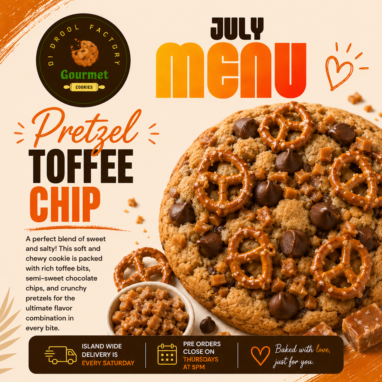 Pretzel Toffee Chip