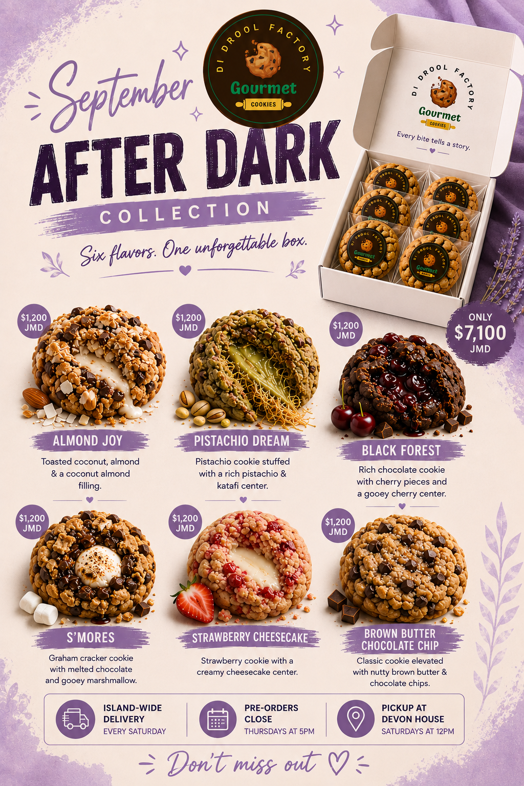 September Gourmet Cookie Box