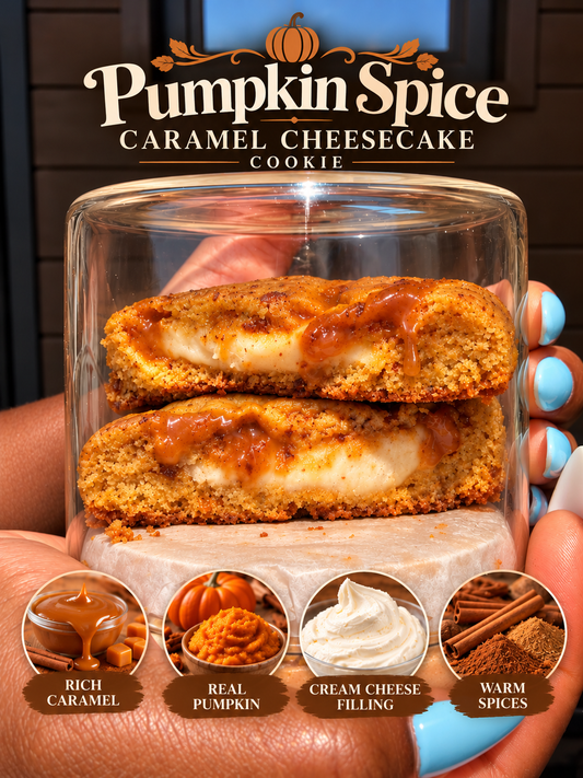 Pumpkin Spice Caramel Cheesecake
