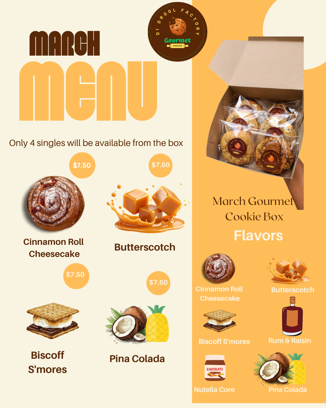 March Gourmet Cookie Box